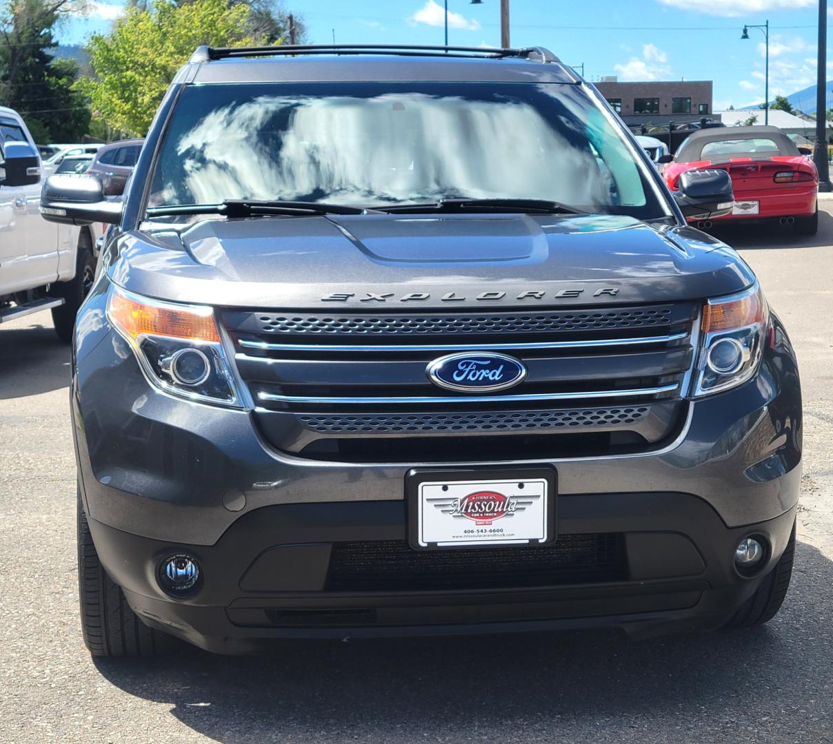 2015 Grey /Black Ford Explorer XLT (1FM5K8D8XFG) with an 3.5 V6 engine, 6 Speed Auto transmission, located at 450 N Russell, Missoula, MT, 59801, (406) 543-6600, 46.874496, -114.017433 - Loaded AWD SUV. 3.5L V6 Engine. 6 Speed Automatic. Power Leather Heated Front Seats. 3rd Row Seating. Power Sunroof. AM FM XM CD. Navigation Ready. Cruise. Tilt. Power Rear Hatch. Backup Camera. Bluetooth. - Photo#1